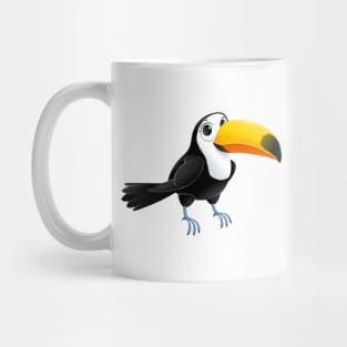 Funny toucan with cute eyes Mug